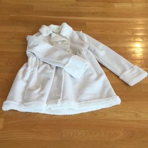 White dress coat
